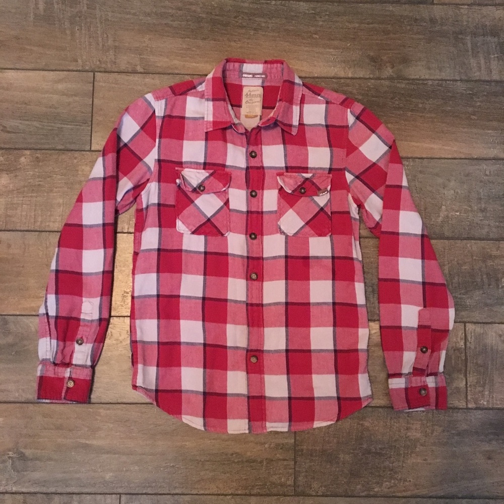 44MM Men’s Flannel Shirt, Size S